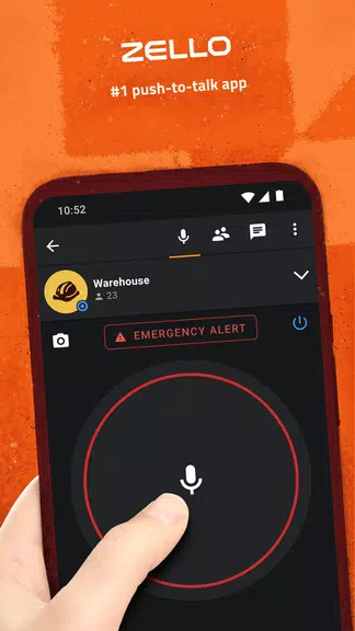 Zello PTT Walkie Talkie स्क्रीनशॉट 1