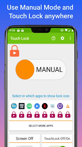 Touch Lock Screen lock ဖန်သားပြင်ဓာတ်ပုံ 0