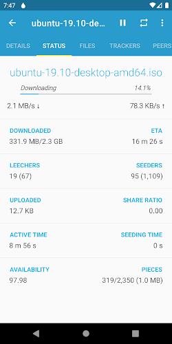 Flud - Téléchargeur de torrent Capture d'écran 2