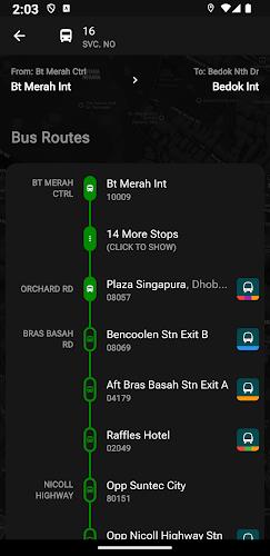 Schermata SG Bus Arrival Times 3