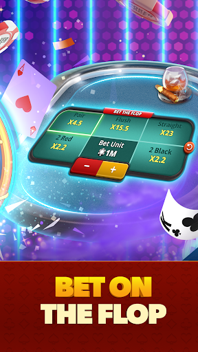 Poker Face Texas Holdem Poker স্ক্রিনশট 1