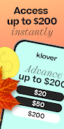 Klover - Instant Cash Advance Ảnh chụp màn hình 0