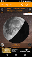 Moon Phase Widget ဖန်သားပြင်ဓာတ်ပုံ 0