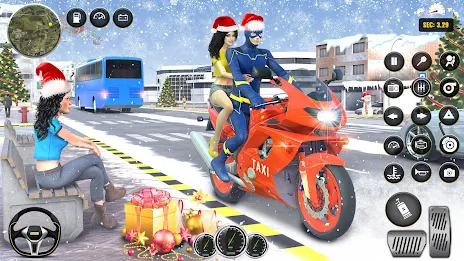 Superhero Bike Taxi: Bike Game Zrzut ekranu 3