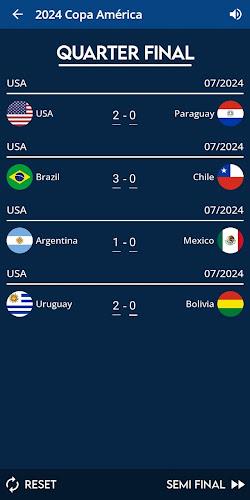 Copa América Calculator Ảnh chụp màn hình 2