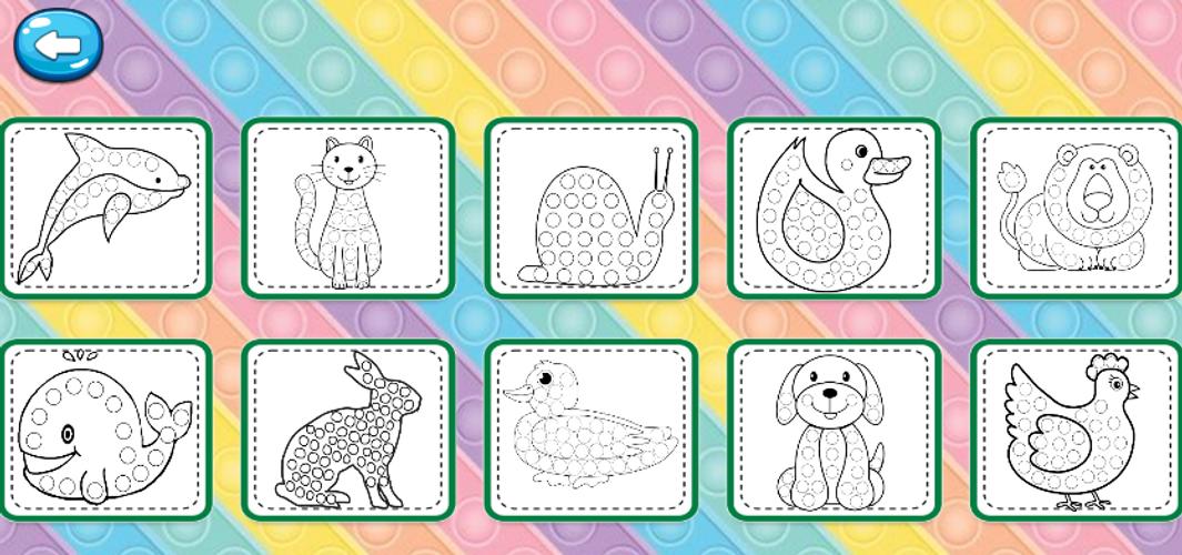 Pop It Fun Coloring Game ภาพหน้าจอ 1