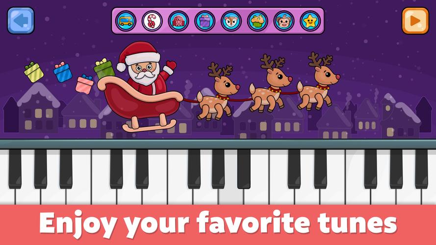 Baby Piano: Kids Music Games Tangkapan skrin 0