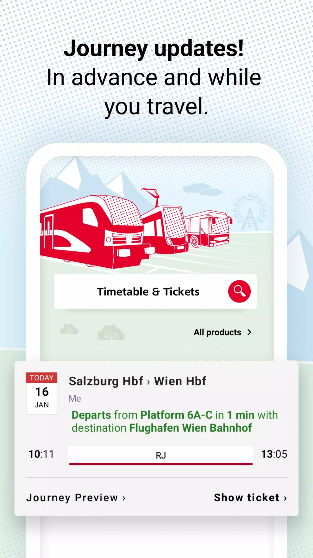 ÖBB Tickets Ekran Görüntüsü 2