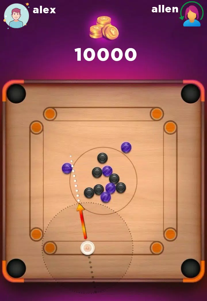 Carrom Board 3D Pool 2023 ภาพหน้าจอ 1