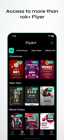 FlyArt - Flyer Creator Ảnh chụp màn hình 2