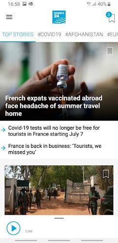 FRANCE 24 - Info et actualités Screenshot 0