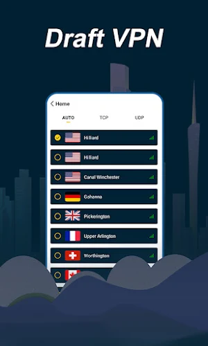 Draft VPN Screenshot 1