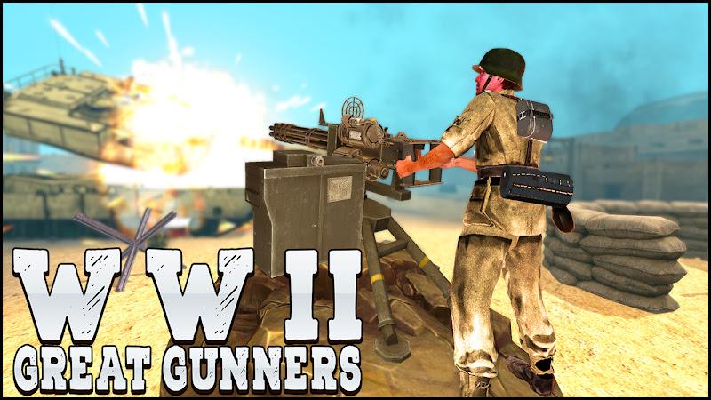 Gunner World War: WW2 Gun Game应用截图第0张