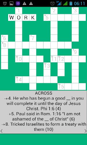 Bible Crossword Captura de pantalla 2