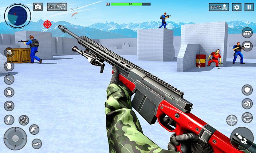 FPS War Game: Offline Gun Game Capture d'écran 1