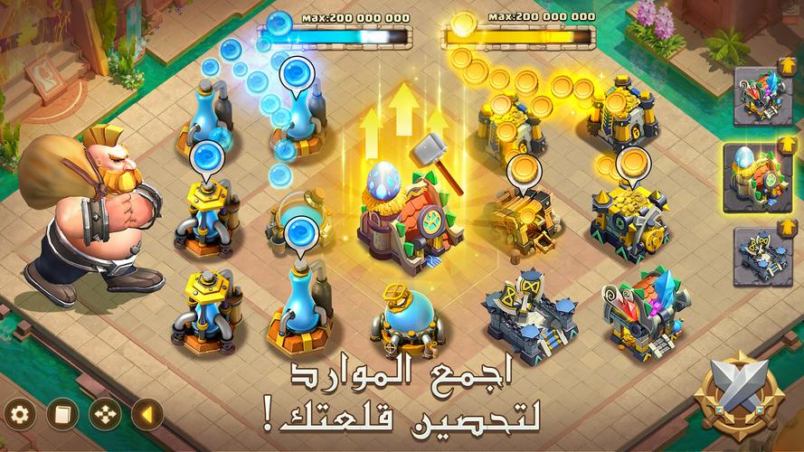 Castle Clash: حاكم العالم Ảnh chụp màn hình 1