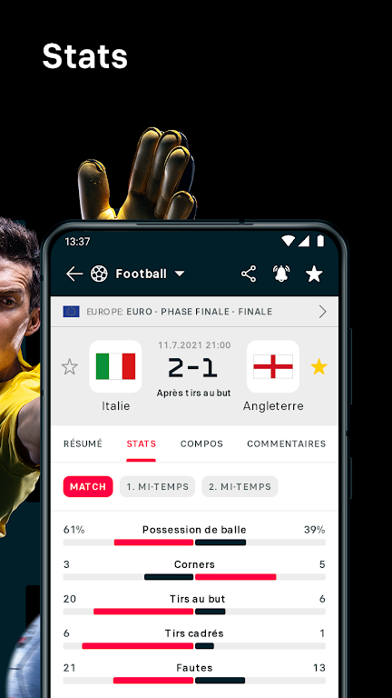 Flashscore - flash résultats應用截圖第3張