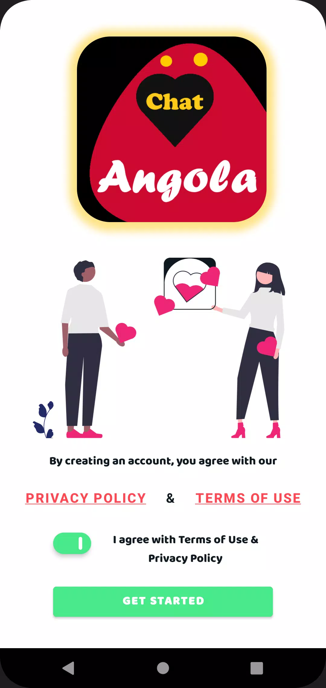 Angola dating app chat rooms ဖန်သားပြင်ဓာတ်ပုံ 1