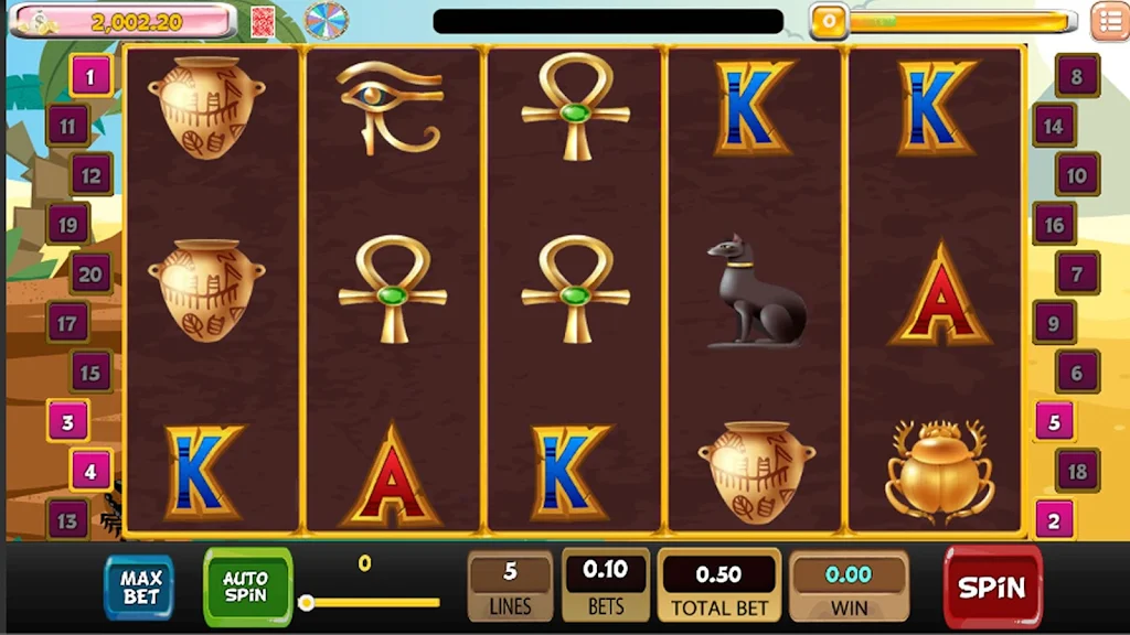 Egyptian Classic Slot Machine Скриншот 0