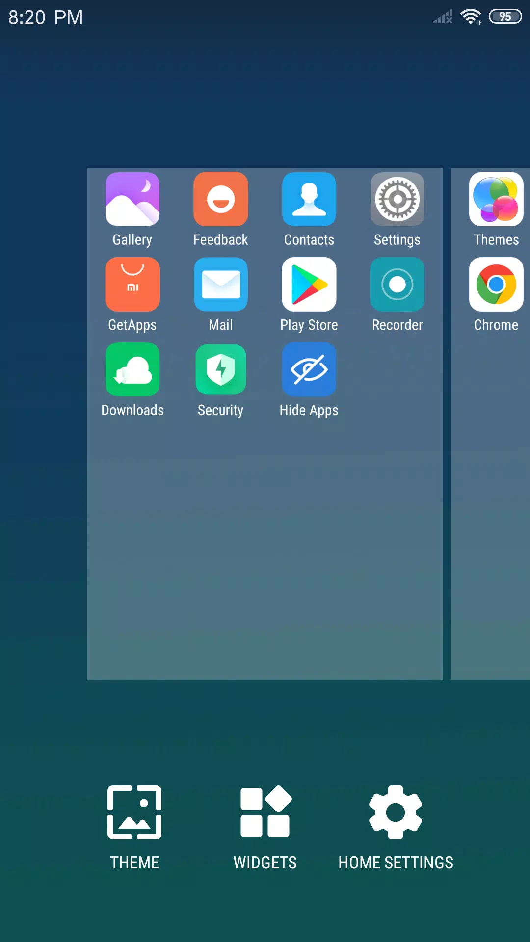 Schermata X Launcher 3
