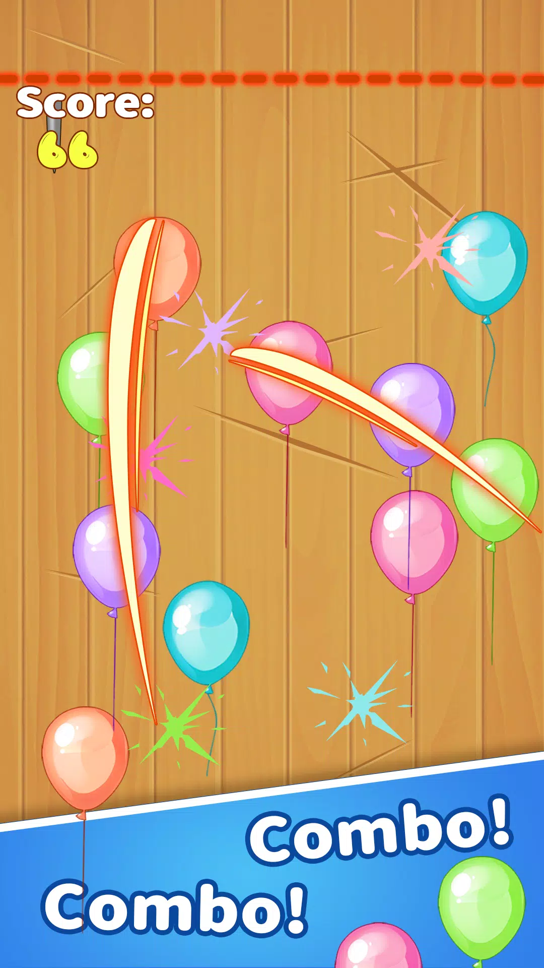 Crazy Breaking Balloons Ảnh chụp màn hình 1