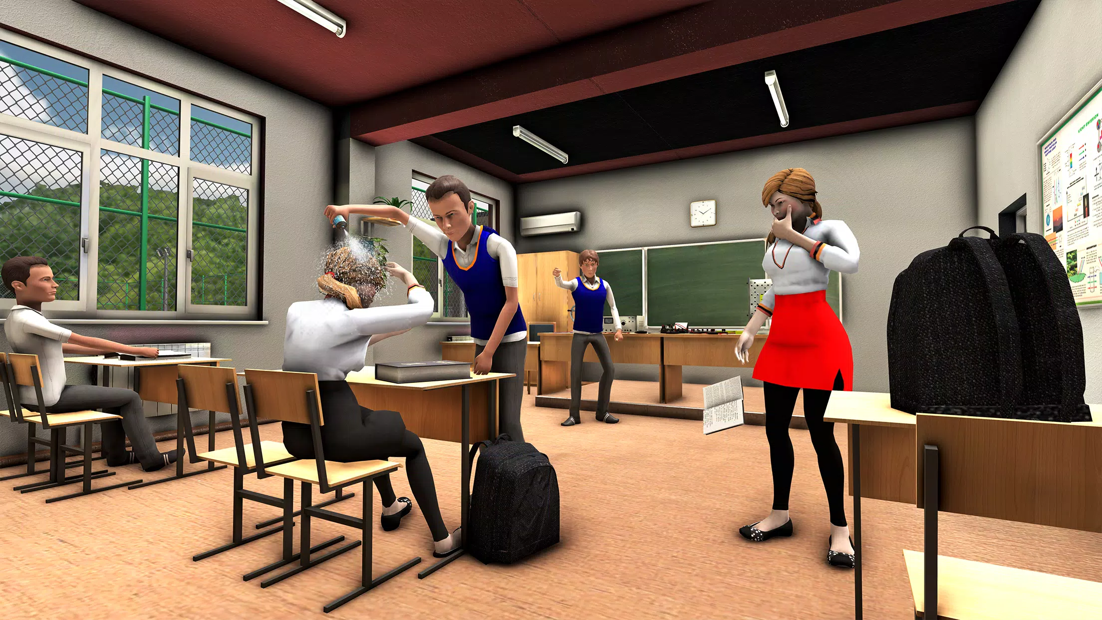 Bad Guys at School: Bad Boy 3D Screenshot 1