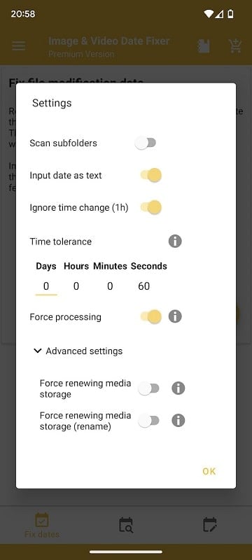 Image & Video Date Fixer Capture d'écran 2