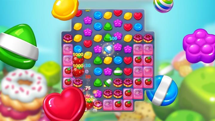 Lollipop: Sweet Taste Match 3 Скриншот 0