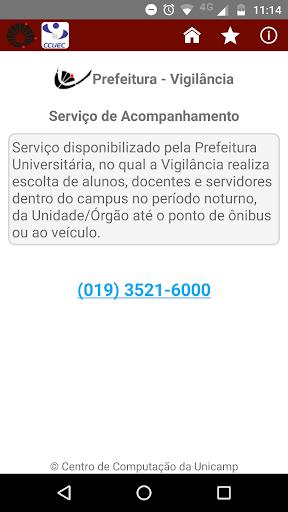 Schermata UNICAMP Serviços 1