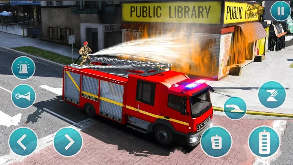 Emergency Police Fire Truck 3d Tangkapan skrin 0