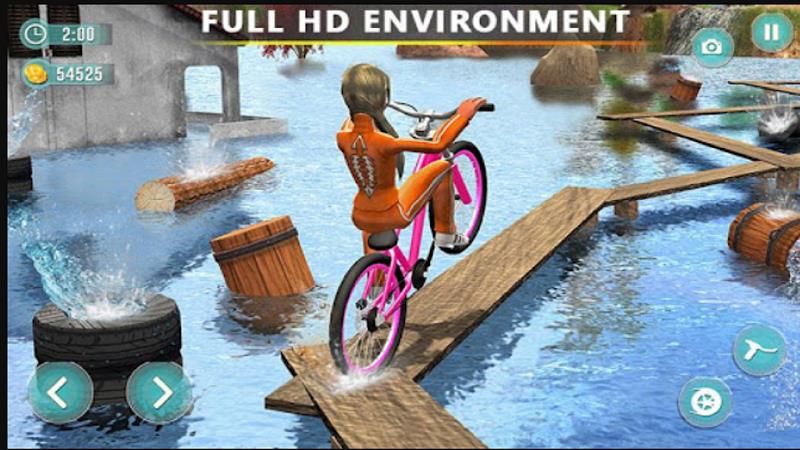 Offroad Bicycle Bmx Stunt Game Tangkapan skrin 3