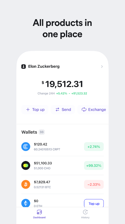 SPACE iZ Wallet Ảnh chụp màn hình 3