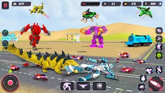 Animal Crocodile Robot Games স্ক্রিনশট 3