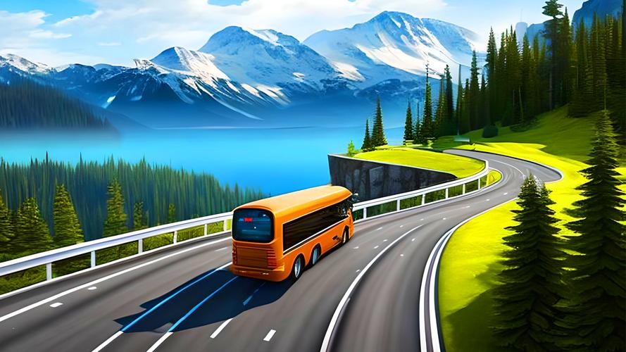 Bus Simulator Games: Bus Games Скриншот 0
