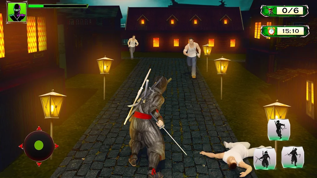 Schermata Ninja Hero Assassin Samurai Pirate Fight Shadow 1