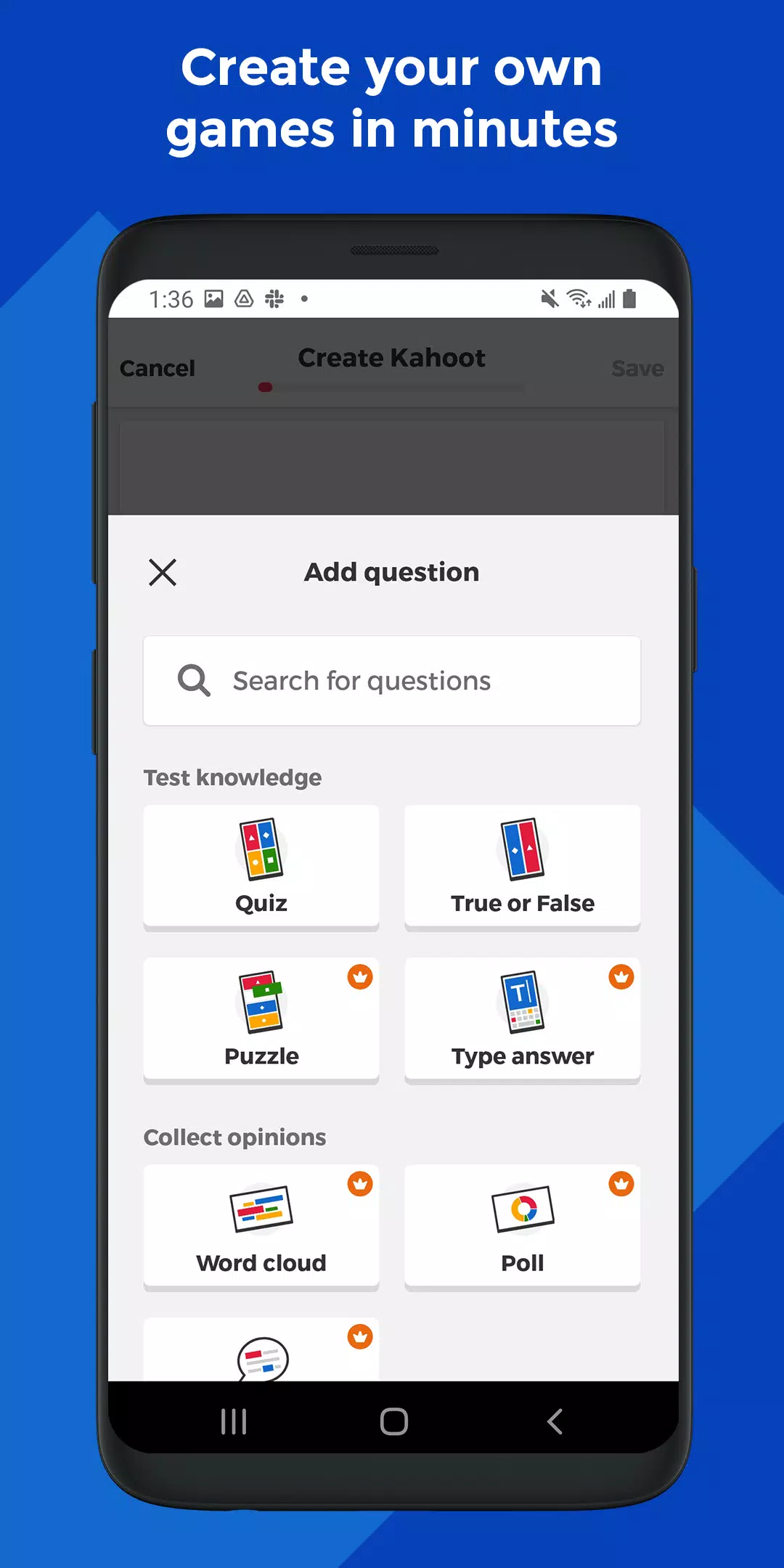 Kahoot! 遊玩 & 建立測驗應用截圖第3張