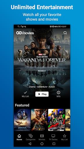 GoMovies: Watch Movies & Shows ภาพหน้าจอ 0
