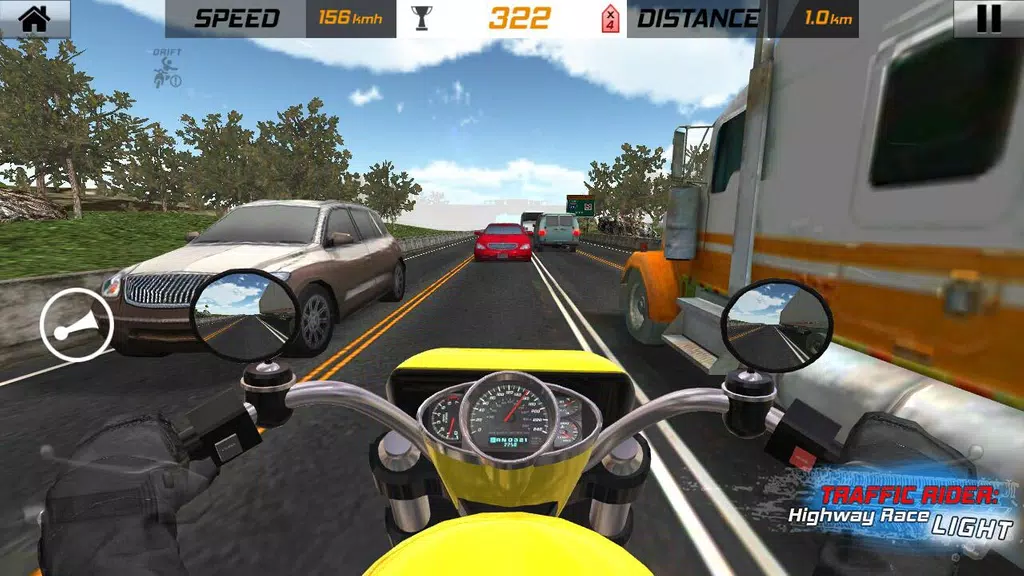 Traffic Rider: Highway Race Li स्क्रीनशॉट 1