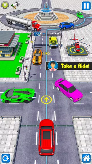 Pick Me Up Car Simulator Tangkapan skrin 1