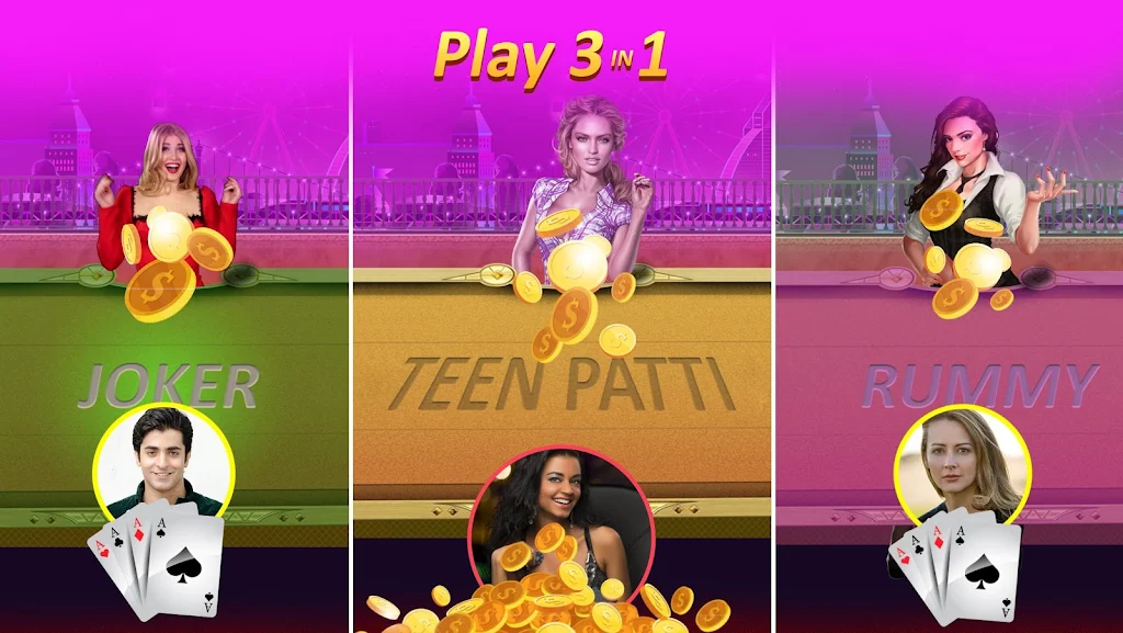 Teen Patti Gold + flash rummy poker callbreak Zrzut ekranu 0