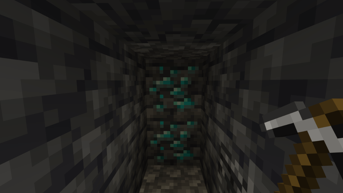 Diamanten in Minecraft.