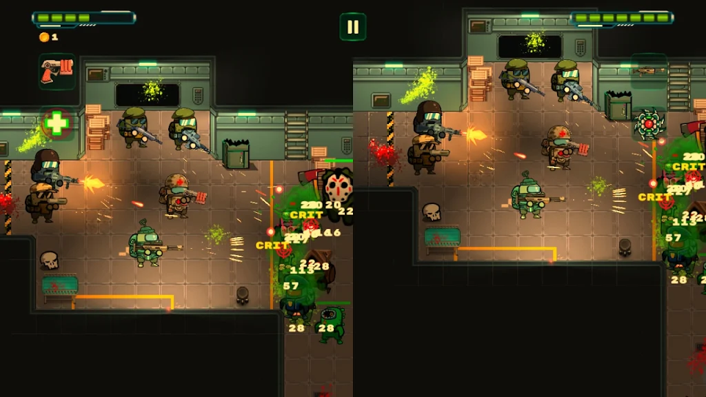 Zombie Space Shooter II Ảnh chụp màn hình 1