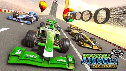 Formula Car Racing Stunts Ramp Screenshot 0