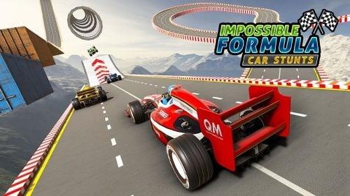 Formula Car Racing Stunts Ramp Captura de pantalla 1