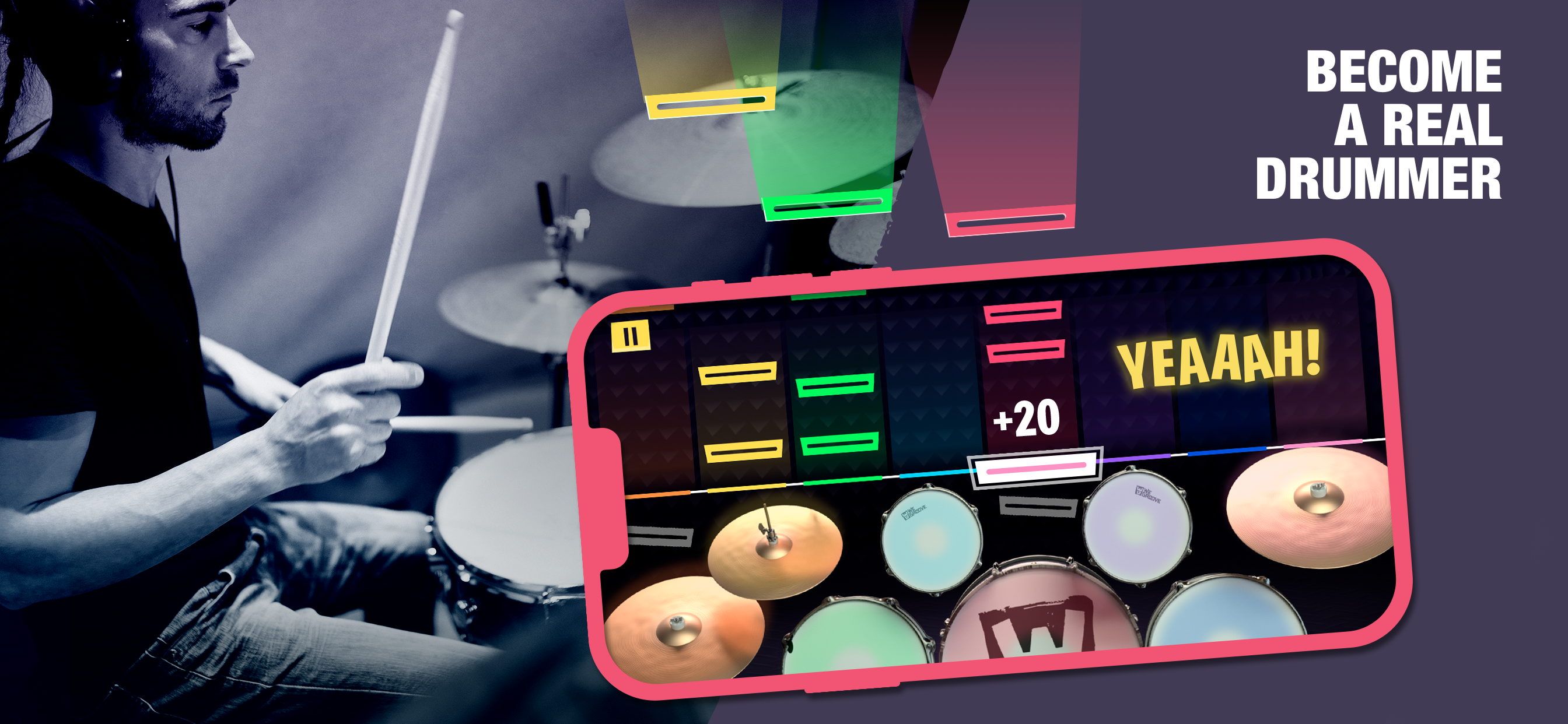 WeGroove: play & learn to drum Captura de pantalla 0