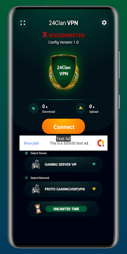 24clan VPN Lite SSH Gaming VPN Zrzut ekranu 0