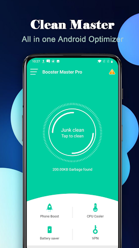 Schermata Booster Master Pro- Booster, Cleaner，Fast VPN 0