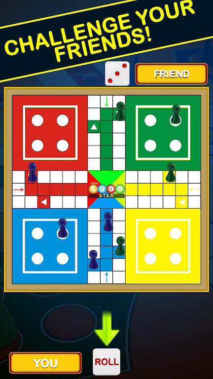 Real Ludo Star King : Board Game Ảnh chụp màn hình 2