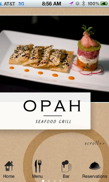 Opah Seafood Grill應用截圖第0張