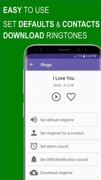 Ringo Ringtones Notifications Zrzut ekranu 2